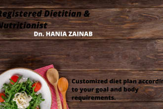 be your dietitian and make your customized meal plans