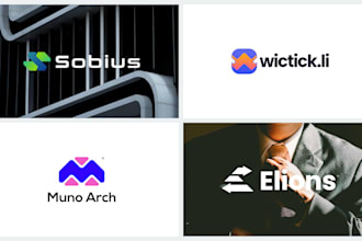 make an modern timeless tech crypto and startup business gradient logo