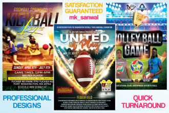 design your sports flyer
