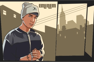 turns your photos into gta style or game style vector art
