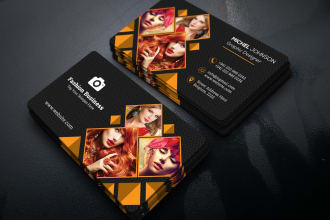 design a stunning business card with a qr code