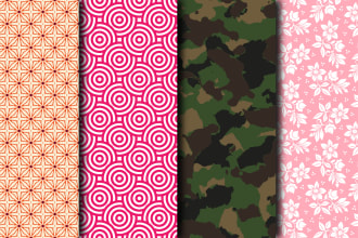 create vector seamless pattern