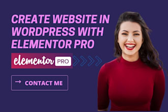 be your elementor expert for elementor website by using elementor pro