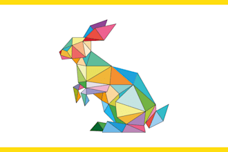 do a polygonal, geometric logo for you with express delivery