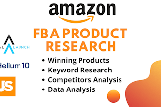 do amazon product research for amazon fba