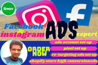 do create and launch facebook and instagram effective ads campaign