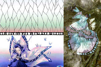 design anime character patterns