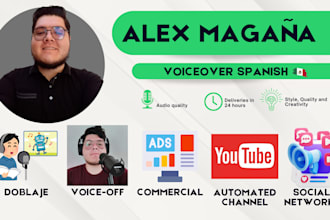 record a professional voiceover in neutral latin spanish