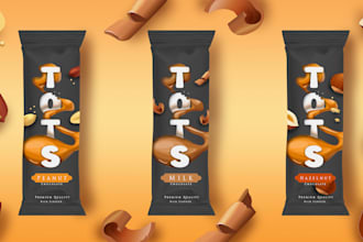 design amazon product label, mailer bag, and package design