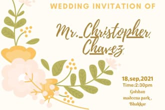 design unique wedding card ,wedding card design