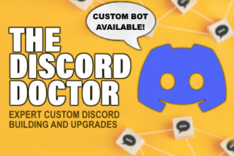 setup a professional custom discord community for business, stock, ai, socials