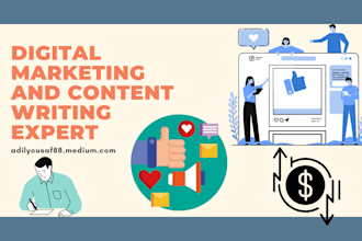 write content for marketing website