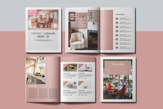 create a modern catalog, barcode, lookbook, brochure, linesheet, sellsheet