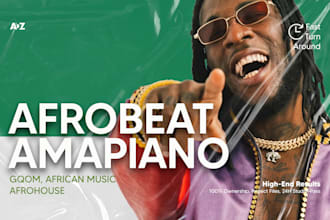 professionally produce afrobeat, amapiano, or afropop music beats