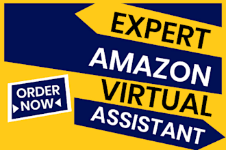be your expert amazon virtual assistant, private label,fba