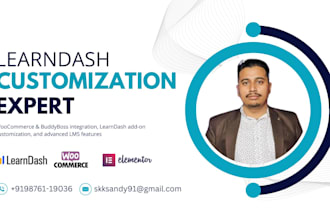 customize learndash and build custom lms features or plugin