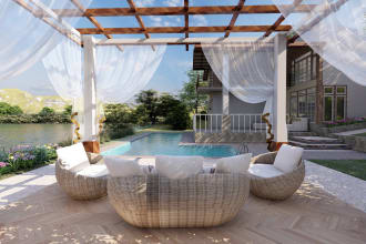 do design and 3d visualizations of exterior environment