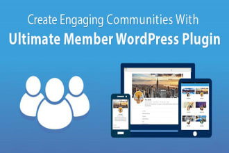 provide wordpress registration process with ultimate member