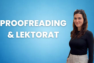 proofread german texts for you