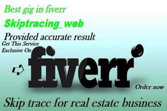 do real estate leads generation and skip tracing in canada