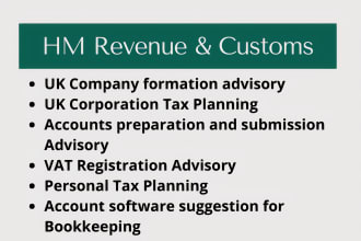 be your accountant and UK tax advisor