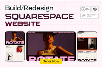 design or redesign squarespace website professionally