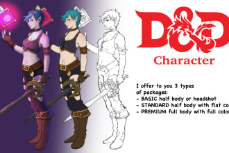 create your dungeon and dragons characters