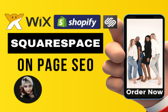 advance on page squarespace shopify SEO wordpress wix weebly website ranking