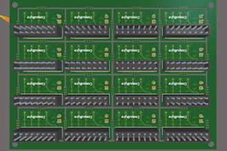 do pcb panelization for manufacturing