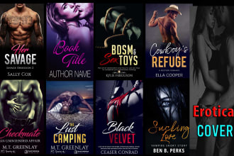 design fantasy sci fiction erotic book cover and ebook cover
