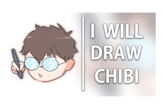draw chibi style characters for you
