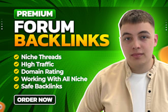 do forum backlinks in any niches