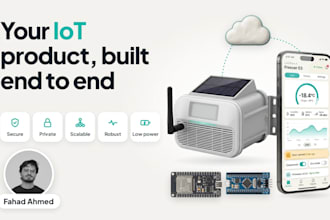 build smart iot devices with wifi, ble, mqtt, cloud and app control