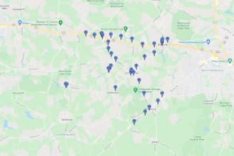 write google maps API, geocoding  and routing application for you