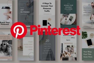 create beautiful pinterest pin design for you