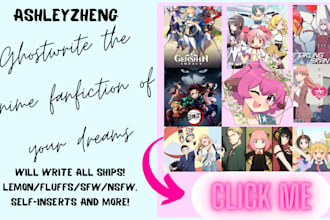 write the anime fanfiction of your dreams