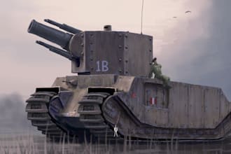 draw scifi tank, airplane, futuristic car, aircraft military