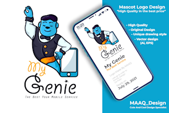 design professional mascot logo for your brand