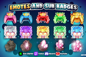 create emotes and sub badges for your streams