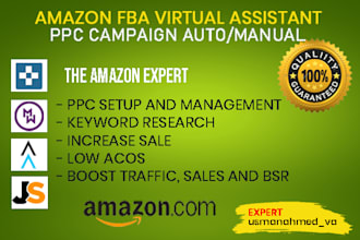 do advanced keyword research and amazon PPC campaigns to generate sales and rank