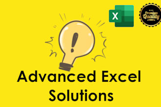be your excel expert and google sheets expert