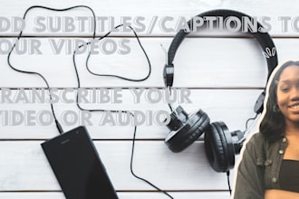 transcribe or caption any audio or video