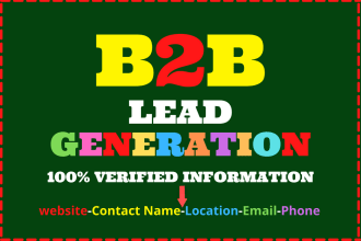 do targeted b2b lead generation to increase potential sales
