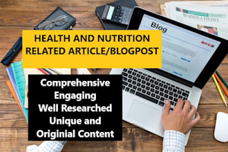 write an article or blogpost for you