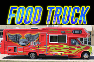 design professional food truck wrap for you