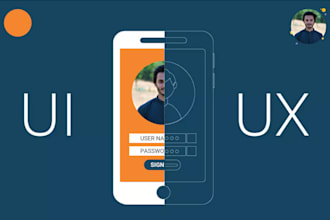 design UI UX for IOS android mobile app  in adobe xd or figma