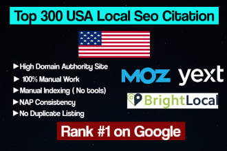 do top local seo citation for USA from brightlocal and yext