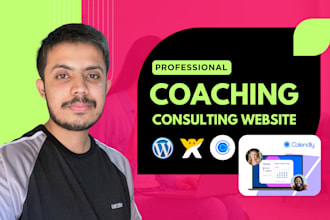 build a life coaching  or consulting website with online booking