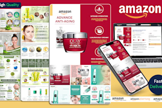 design amazon storefront, ebc a plus content, product listing image