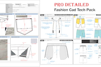 do pro cad drawing for a unique fashion concept manufacture